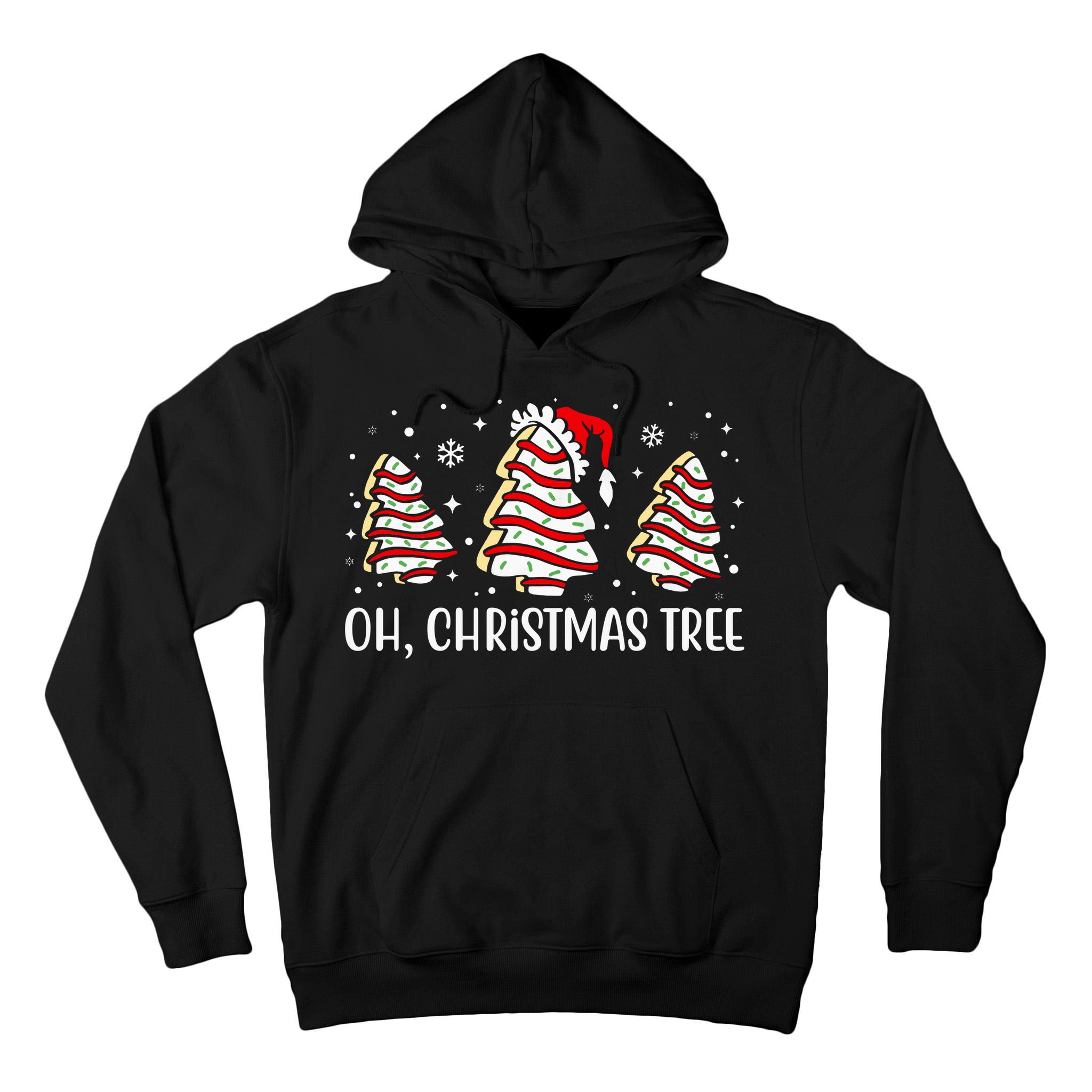 Oh Christmas Tree Cookie Festive Holiday Tall Hoodie