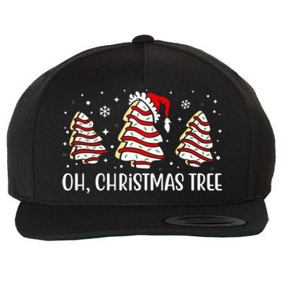 Oh Christmas Tree Cookie Festive Holiday Wool Snapback Cap