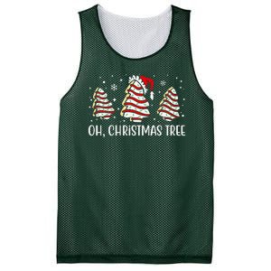 Oh Christmas Tree Cookie Festive Holiday Mesh Reversible Basketball Jersey Tank