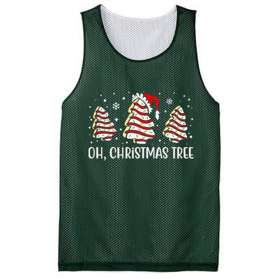 Oh Christmas Tree Cookie Festive Holiday Mesh Reversible Basketball Jersey Tank