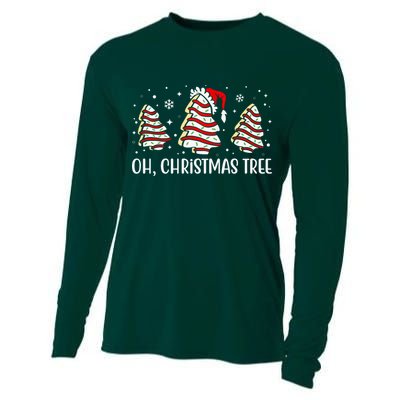 Oh Christmas Tree Cookie Festive Holiday Cooling Performance Long Sleeve Crew