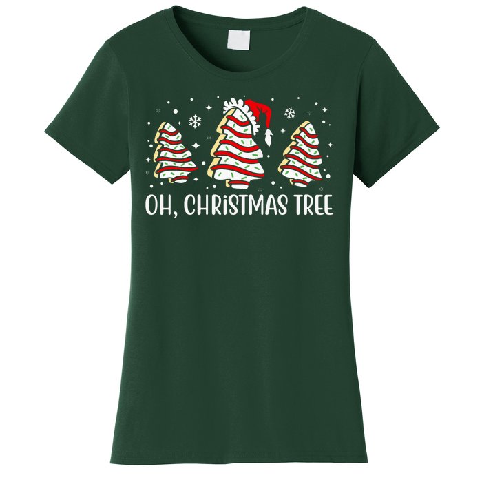 Oh Christmas Tree Cookie Festive Holiday Women's T-Shirt