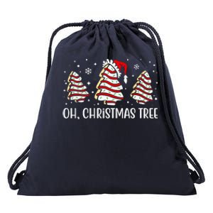 Oh Christmas Tree Cookie Festive Holiday Drawstring Bag