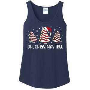 Oh Christmas Tree Cookie Festive Holiday Ladies Essential Tank