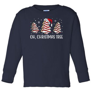 Oh Christmas Tree Cookie Festive Holiday Toddler Long Sleeve Shirt