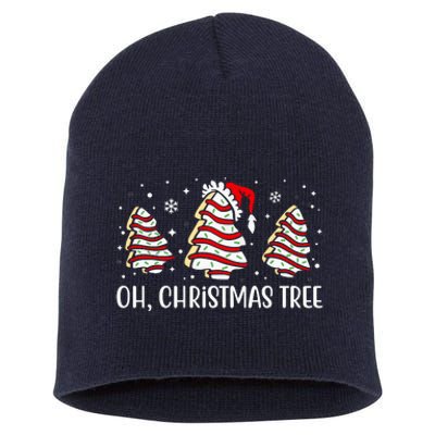 Oh Christmas Tree Cookie Festive Holiday Short Acrylic Beanie