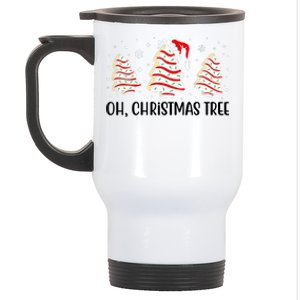 Oh Christmas Tree Cookie Festive Holiday Stainless Steel Travel Mug