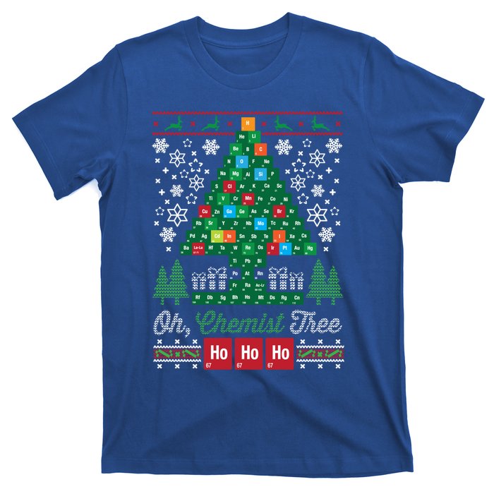 Oh Chemist Tree Merry Christmas Ugly Gift T-Shirt