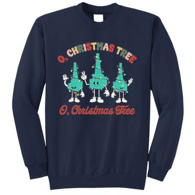 Oh Christmas Tree Xmas Lights Rt Respiratory Therapist Tall Sweatshirt