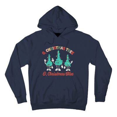 Oh Christmas Tree Xmas Lights Rt Respiratory Therapist Tall Hoodie