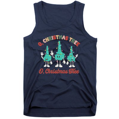 Oh Christmas Tree Xmas Lights Rt Respiratory Therapist Tank Top