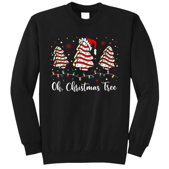 Oh Christmas Tree Cakes Debbie Becky Jen Cake Lovers Xmas Sweatshirt