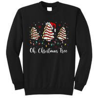 Oh Christmas Tree Cakes Debbie Becky Jen Cake Lovers Xmas Tall Sweatshirt