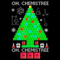 Oh Chemist Tree Chemistree Funny Science Chemistry Christmas Flexfit Unipanel Trucker Cap