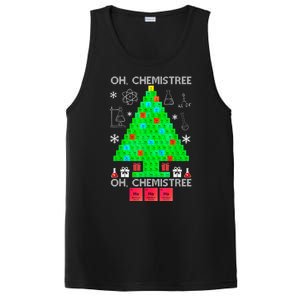 Oh Chemist Tree Chemistree Funny Science Chemistry Christmas PosiCharge Competitor Tank