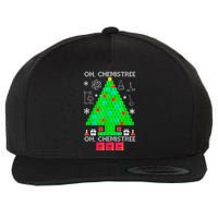 Oh Chemist Tree Chemistree Funny Science Chemistry Christmas Wool Snapback Cap