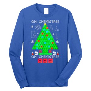 Oh Chemist Tree Chemistree Funny Science Chemistry Christmas Long Sleeve Shirt