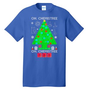 Oh Chemist Tree Chemistree Funny Science Chemistry Christmas Tall T-Shirt