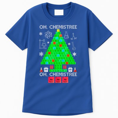Oh Chemist Tree Chemistree Funny Science Chemistry Christmas Tall T-Shirt
