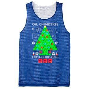 Oh Chemist Tree Chemistree Funny Science Chemistry Christmas Mesh Reversible Basketball Jersey Tank