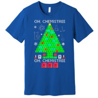 Oh Chemist Tree Chemistree Funny Science Chemistry Christmas Premium T-Shirt