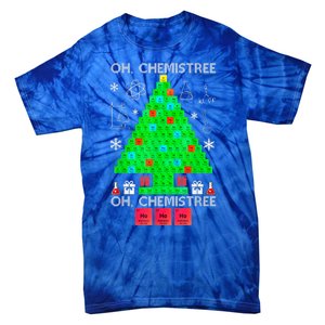 Oh Chemist Tree Chemistree Funny Science Chemistry Christmas Tie-Dye T-Shirt