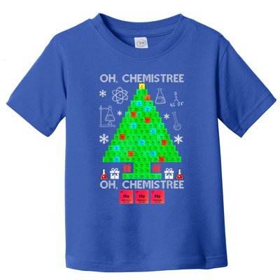 Oh Chemist Tree Chemistree Funny Science Chemistry Christmas Toddler T-Shirt