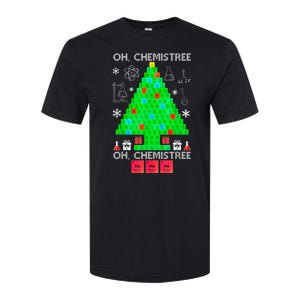 Oh Chemist Tree Chemistree Funny Science Chemistry Christmas Softstyle CVC T-Shirt