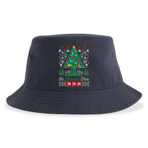 Oh Chemist Tree Merry Christmas Ugly Sweatshirt Sustainable Bucket Hat