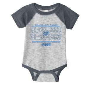 Oklahoma City Thunder 2024 Playoffs Fast Break Opportunity Infant Baby Jersey Bodysuit