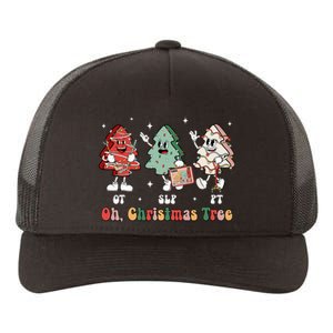 Oh Christmas Tree Slp Ot Pt Therapy Team Tree Cakes Xmas Yupoong Adult 5-Panel Trucker Hat