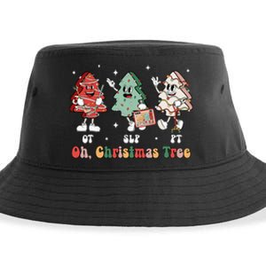 Oh Christmas Tree Slp Ot Pt Therapy Team Tree Cakes Xmas Sustainable Bucket Hat