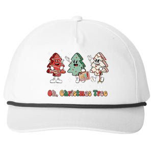 Oh Christmas Tree Slp Ot Pt Therapy Team Tree Cakes Xmas Snapback Five-Panel Rope Hat