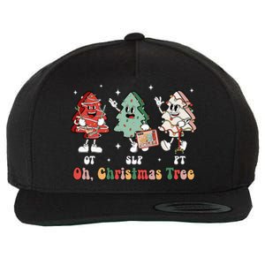 Oh Christmas Tree Slp Ot Pt Therapy Team Tree Cakes Xmas Wool Snapback Cap