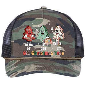 Oh Christmas Tree Slp Ot Pt Therapy Team Tree Cakes Xmas Retro Rope Trucker Hat Cap