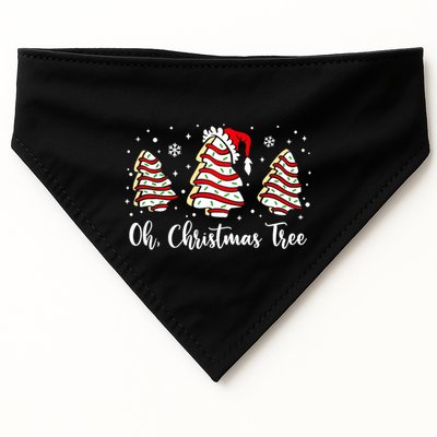 Oh Christmas Tree Cakes Debbie Funny Christmas Snack Cake Cool Gift USA-Made Doggie Bandana