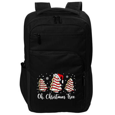 Oh Christmas Tree Cakes Debbie Funny Christmas Snack Cake Cool Gift Impact Tech Backpack