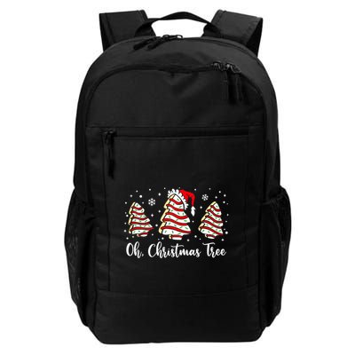 Oh Christmas Tree Cakes Debbie Funny Christmas Snack Cake Cool Gift Backpack