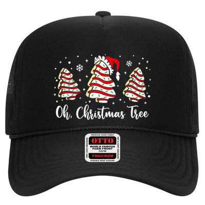 Oh Christmas Tree Cakes Debbie Funny Christmas Snack Cake Cool Gift Trucker Hat