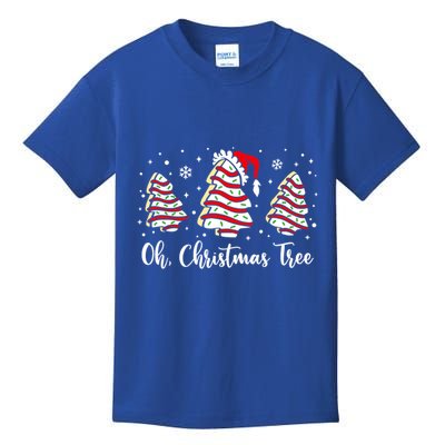 Oh Christmas Tree Cakes Debbie Funny Christmas Snack Cake Cool Gift Kids T-Shirt