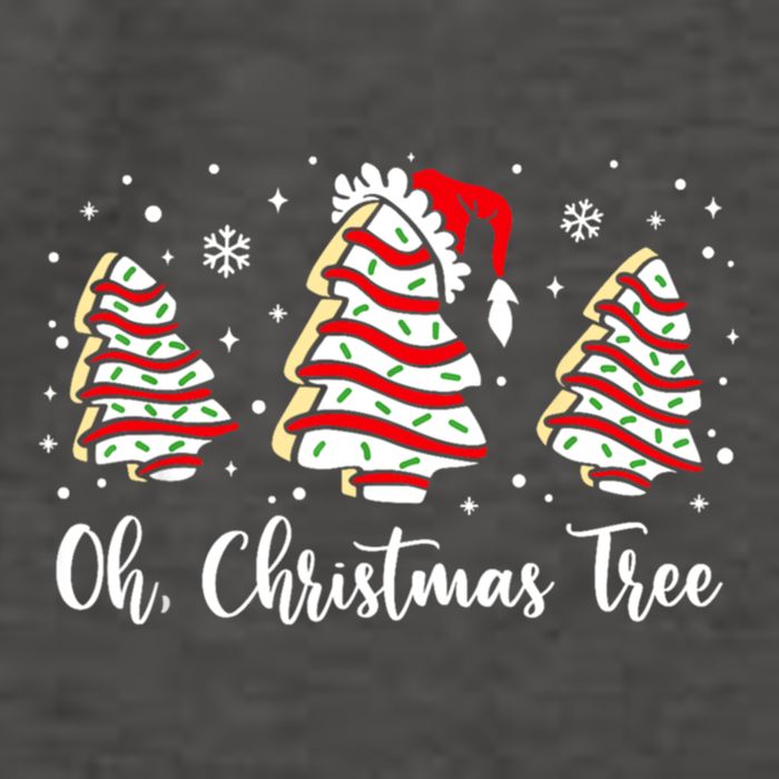 Oh Christmas Tree Cakes Debbie Funny Christmas Snack Cake Cool Gift Vector Backpack
