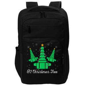 O2 Christmas Tree Respiratory Therapist Xmas Light Christmas Impact Tech Backpack