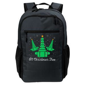 O2 Christmas Tree Respiratory Therapist Xmas Light Christmas Daily Commute Backpack