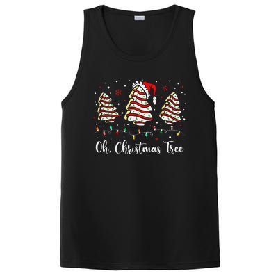 Oh Christmas Tree Cakes Debbie Becky Jen Cake Lovers Xmas PosiCharge Competitor Tank