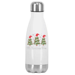 Oh Christmas Tree Cakes Debbie Becky Jen Cake Lovers Xmas Stainless Steel Insulated Water Bottle