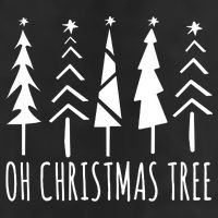 Oh Christmas Tree Festive Holiday 7 Panel Mesh Trucker Snapback Hat