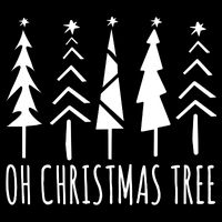 Oh Christmas Tree Festive Holiday Drawstring Bag