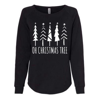 Oh Christmas Tree Festive Holiday Womens California Wash Sweatshirt