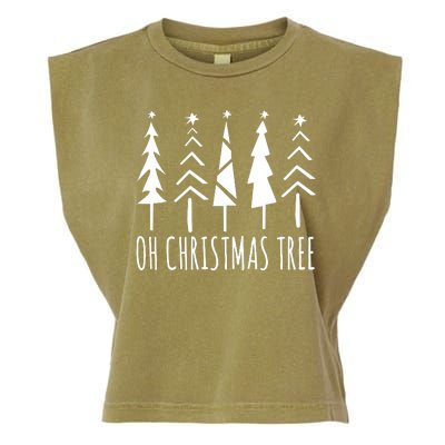 Oh Christmas Tree Festive Holiday Garment-Dyed Women's Muscle Tee