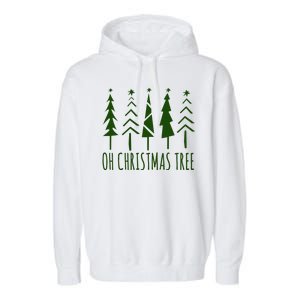 Oh Christmas Tree Festive Holiday Garment-Dyed Fleece Hoodie